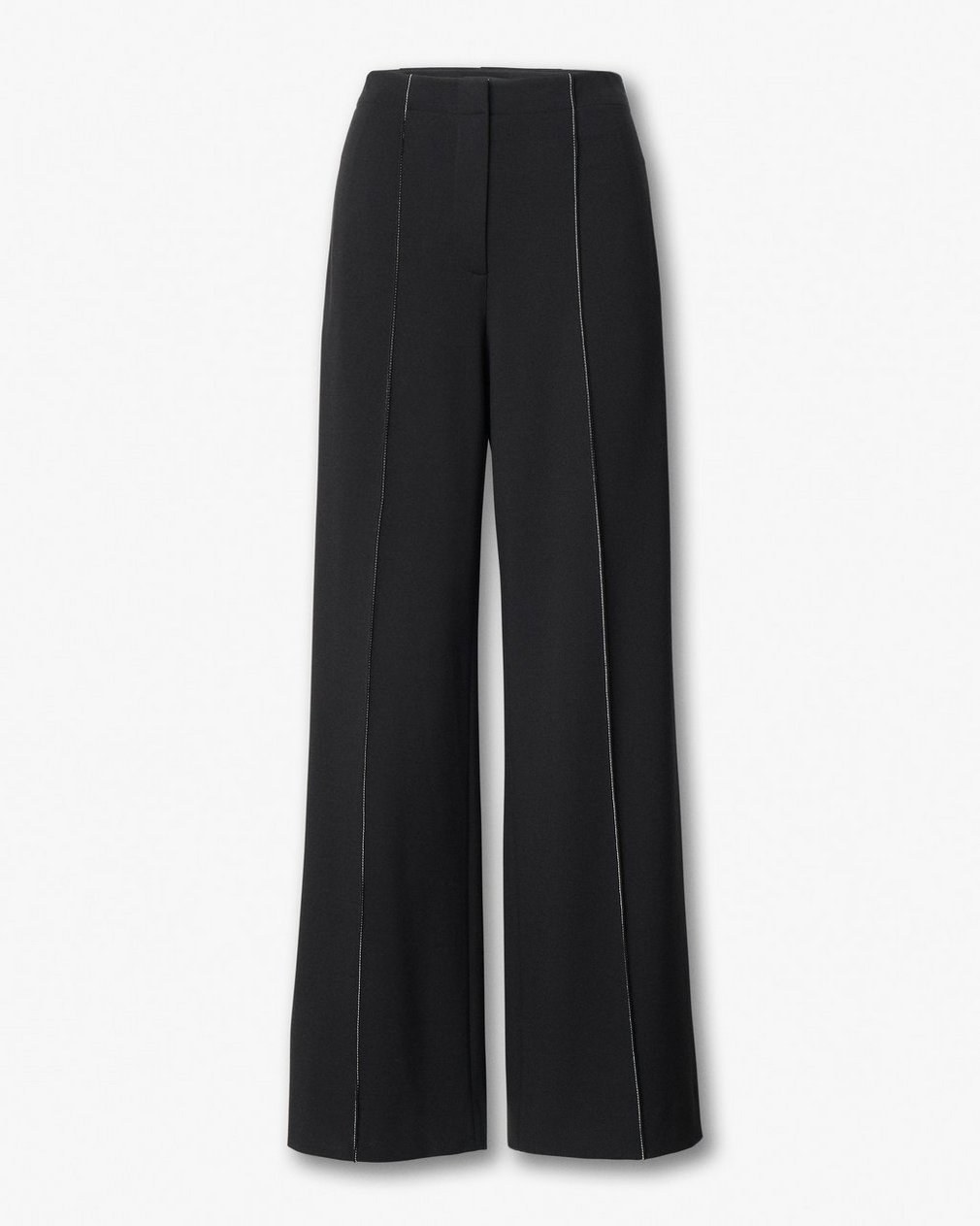 Irina Contrast-Stitch Pants - Black - Image 2