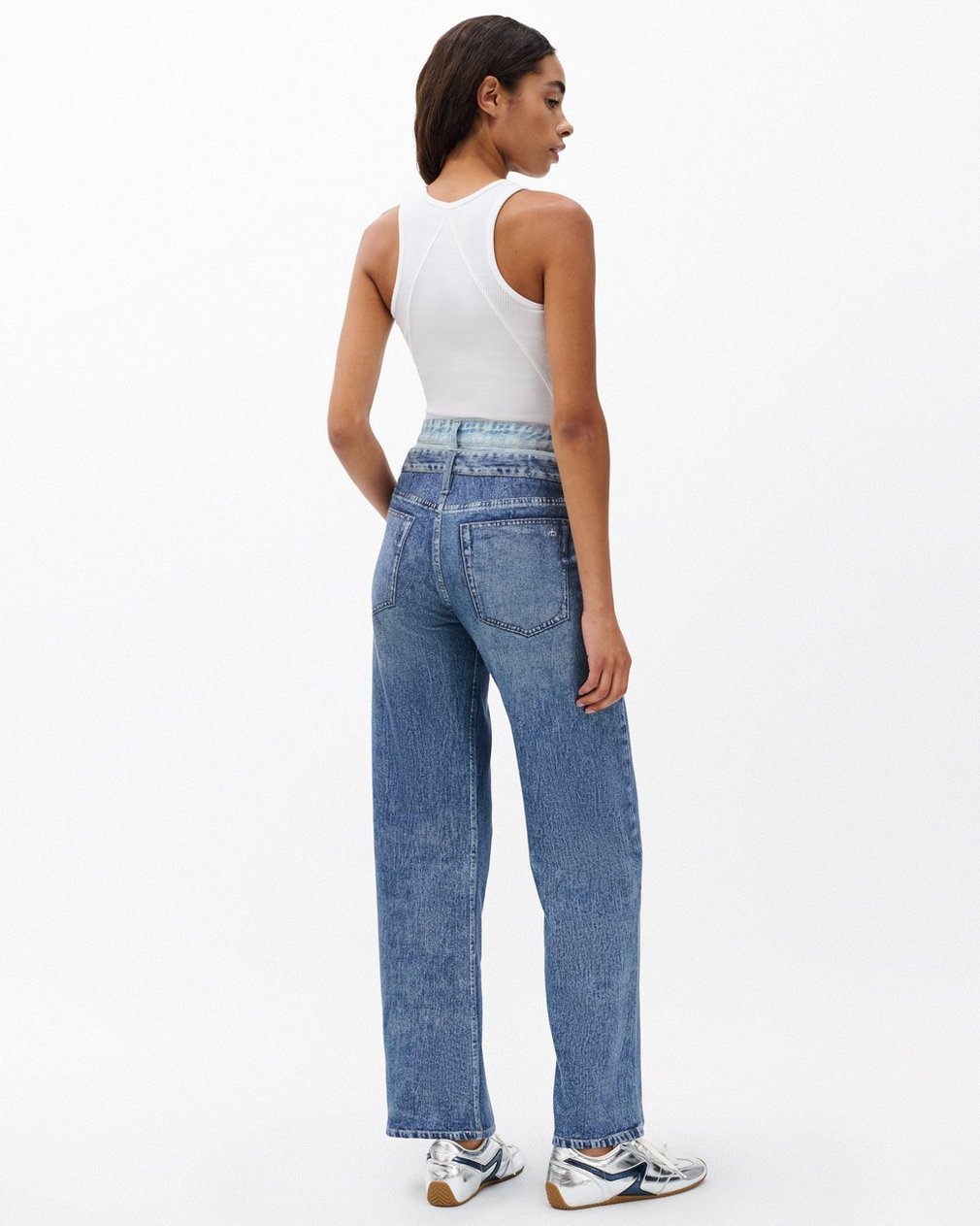 Miramar Logan Layered Wide-Leg Pants - Dark Double Indigo - Image 6