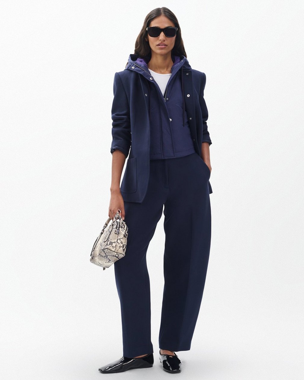 Zora Two-in-One Blazer - Sapphire Blue - Image 3