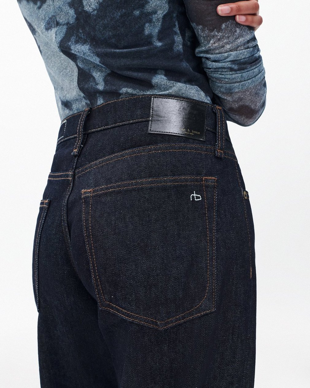 Saige Relaxed Straight Jeans - Twilight Rinse - Image 5