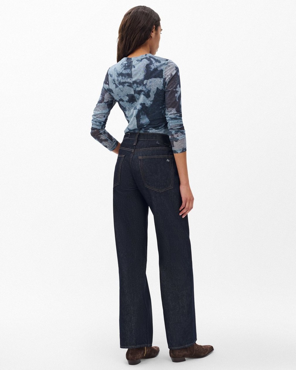 Saige Relaxed Straight Jeans - Twilight Rinse - Image 6