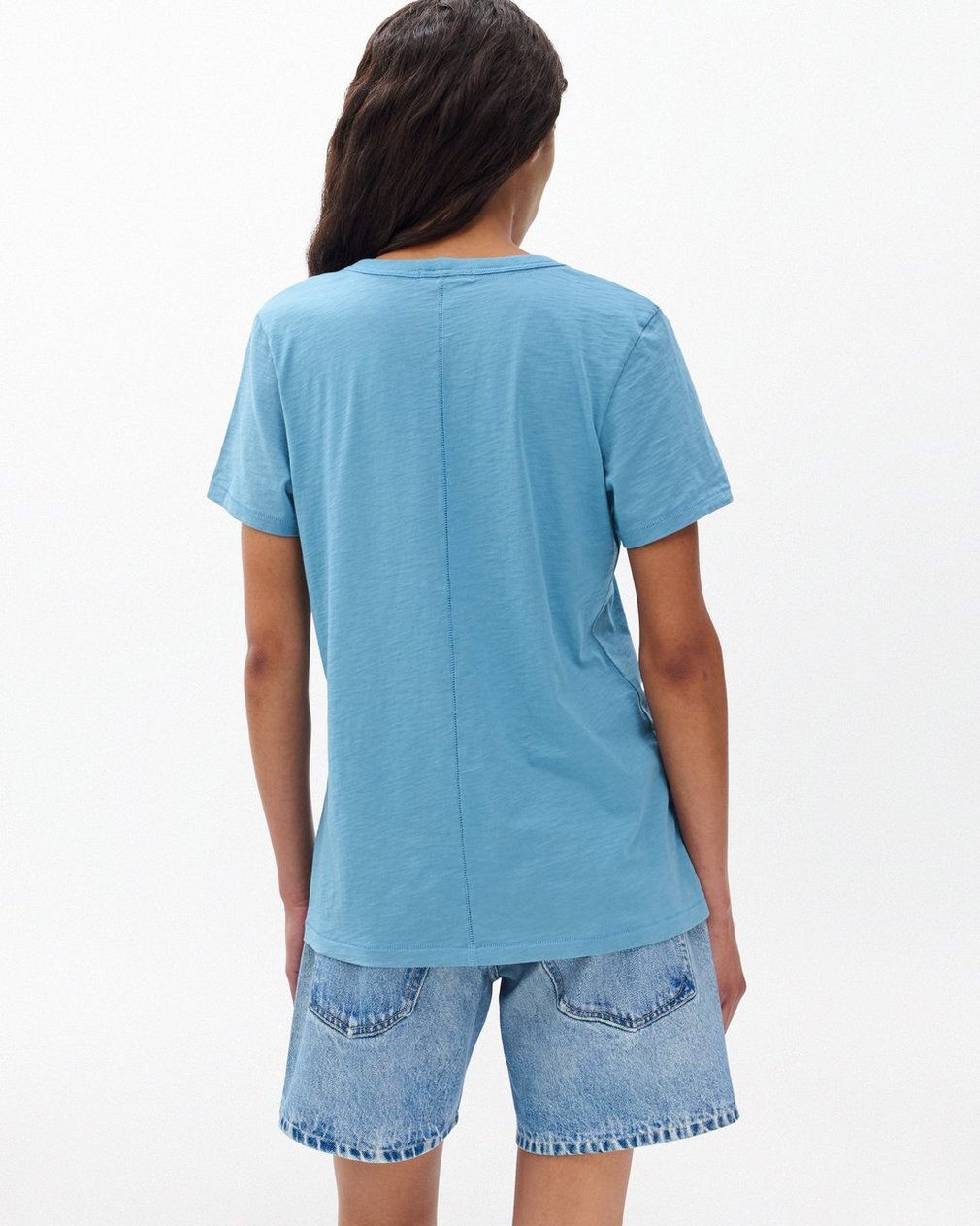 The Slub Vee - Fog Blue - Image 6