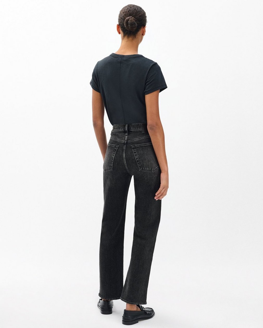 Harlow Ankle Straight Jeans - Cinder - Image 6