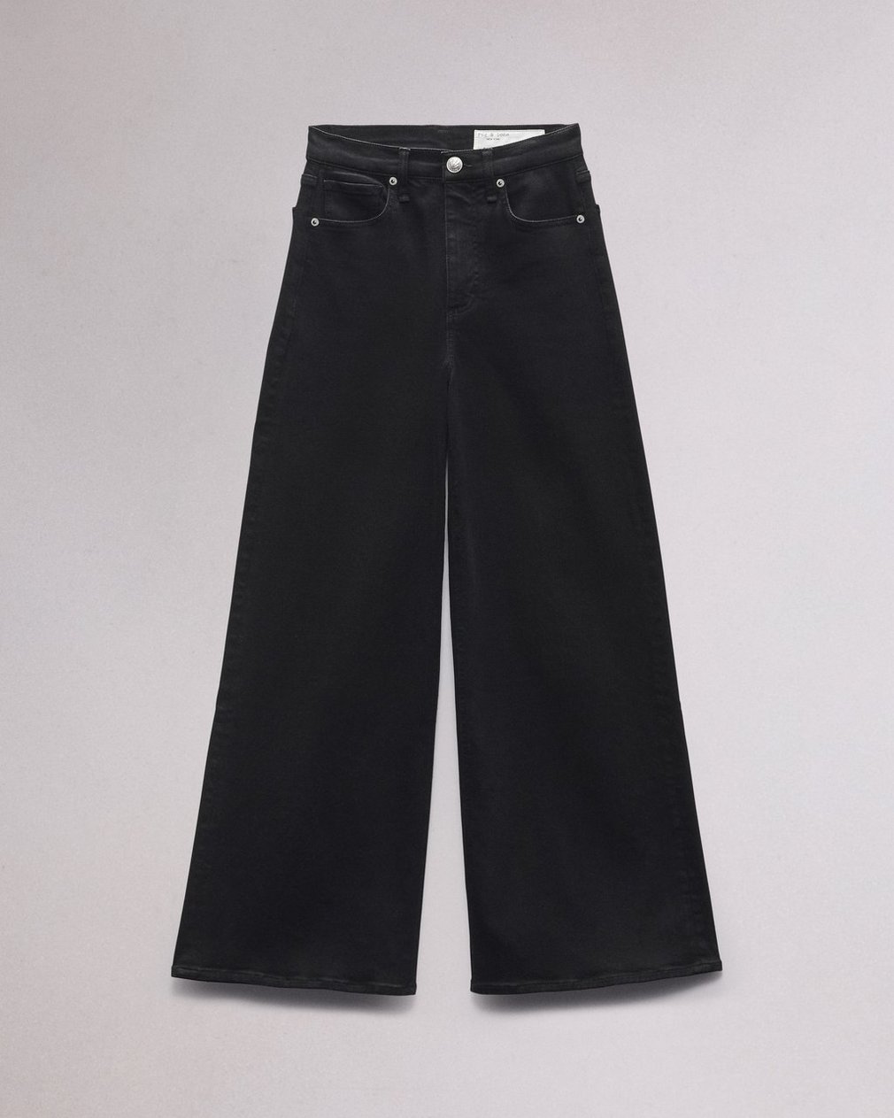 Flexi Sofie Ankle Wide-Leg Jean - Black - Image 2