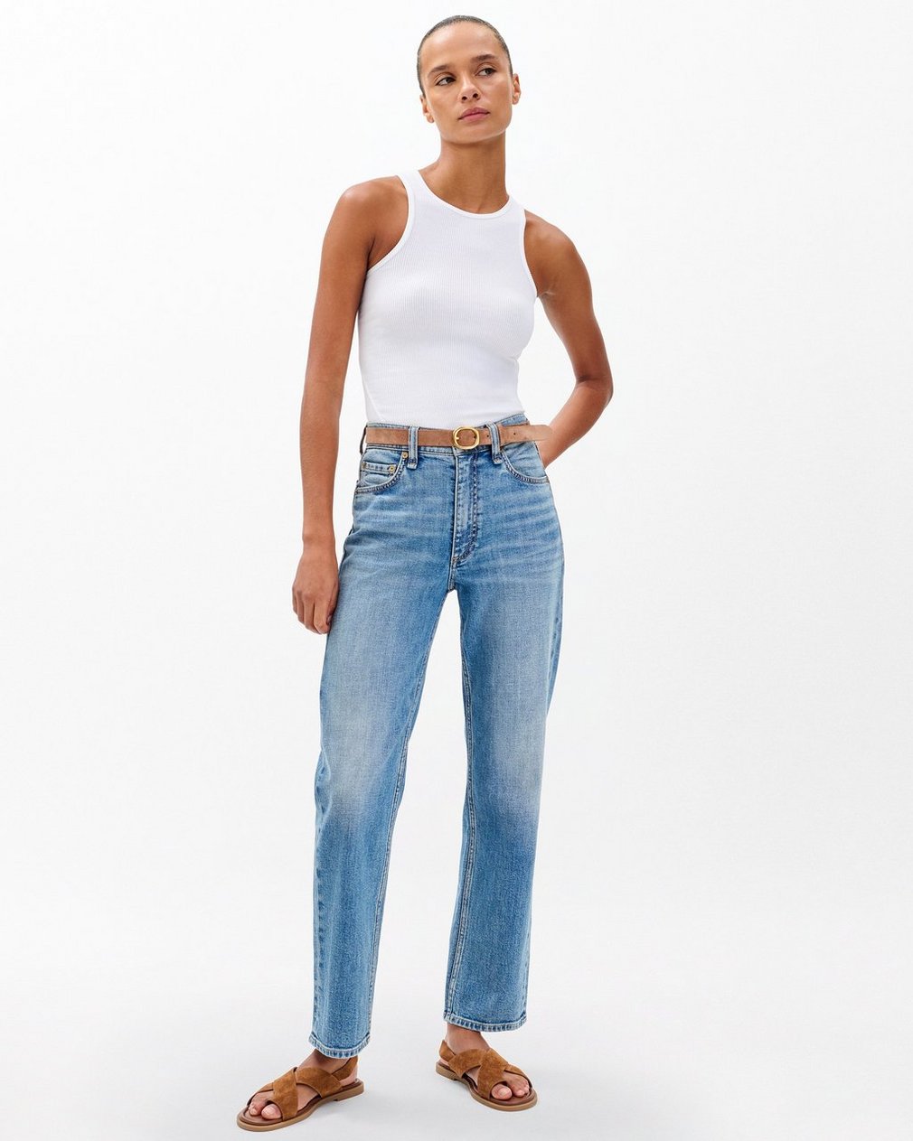 Harlow Ankle Straight Jeans - Orian - Image 4