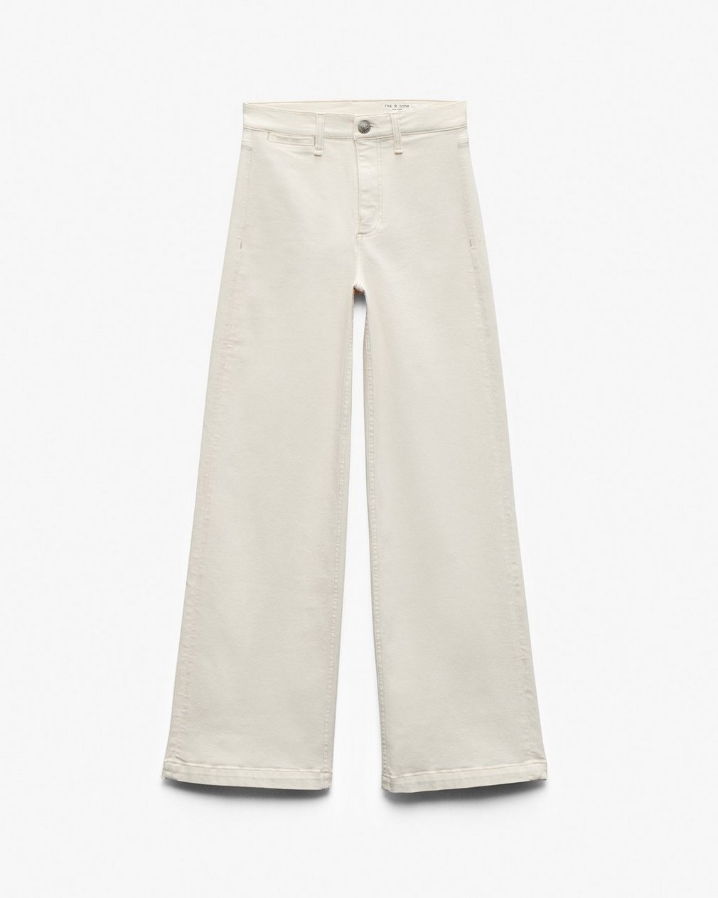 Hadley Wide-Leg Jeans - Ecru - Image 2