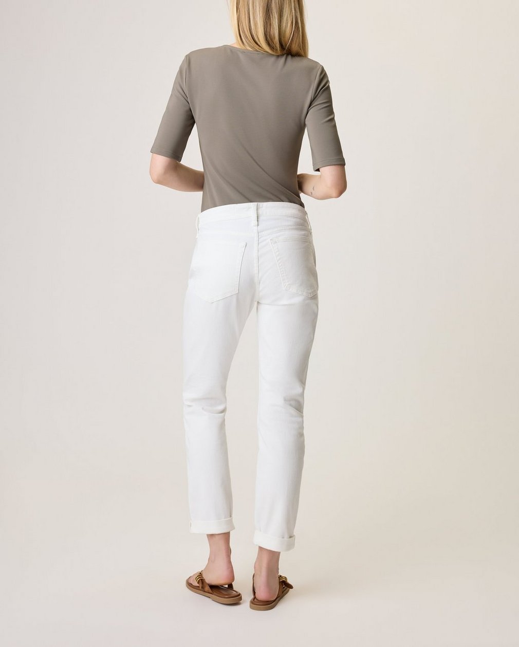 Baggy Dylan Boyfriend Jeans - White - Image 2