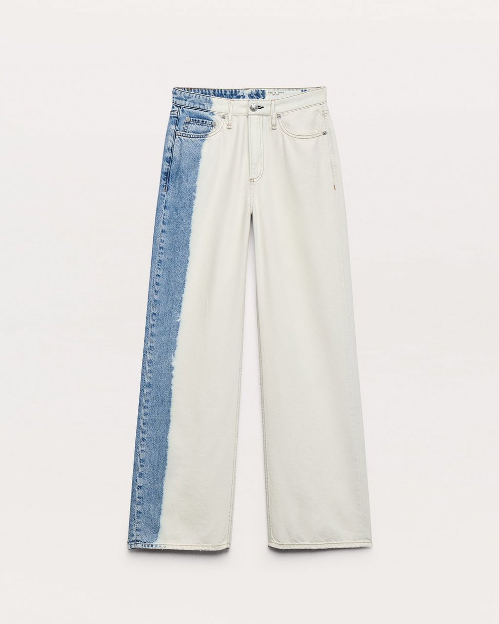 Logan Wide-Leg Jeans - Bleach Stripe - Image 2