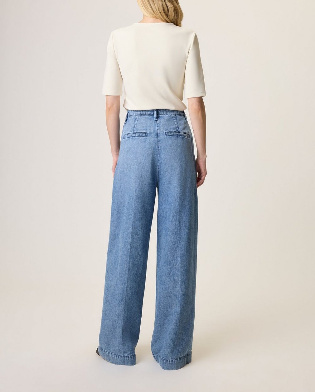 Aurora Pleated Trouser - Winwood - Image 2