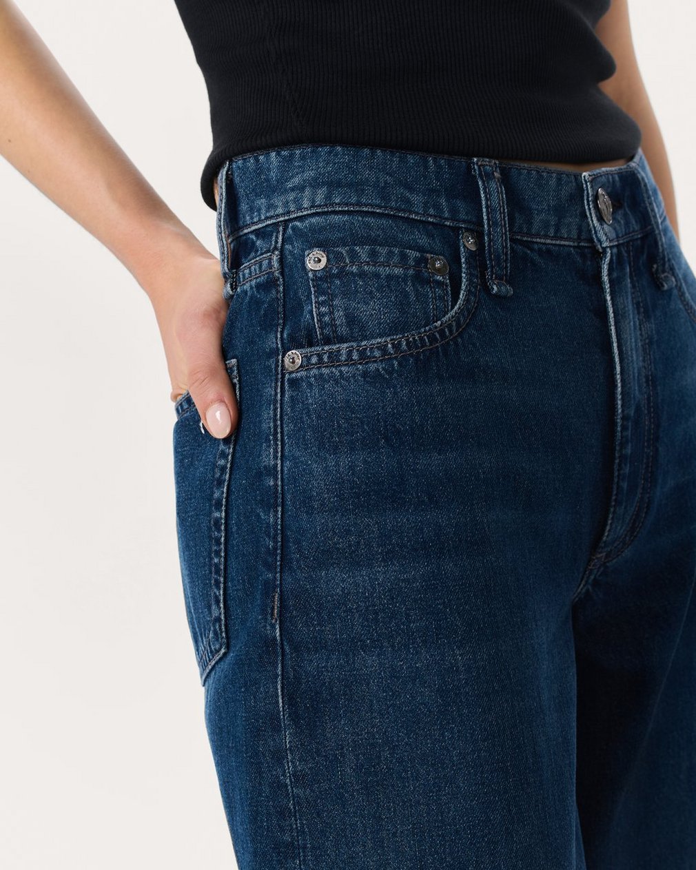 Sofie Ankle Wide-Leg Jeans - Dawn Jewel - Image 5