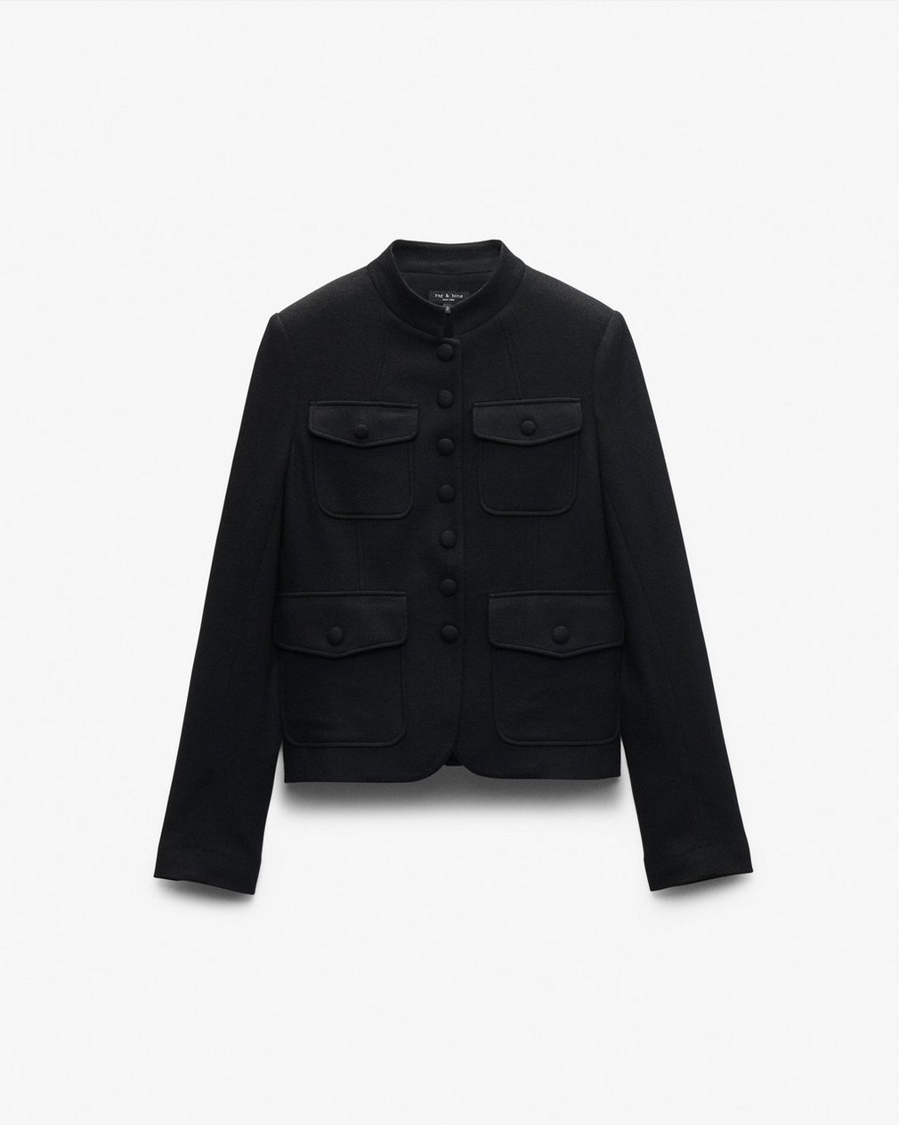 Mercer Japanese Wool Blazer - Black - Image 2
