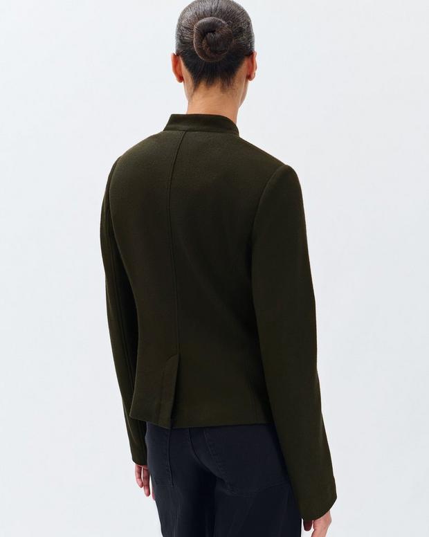 Mercer Japanese Wool Blazer - Army - Image 6