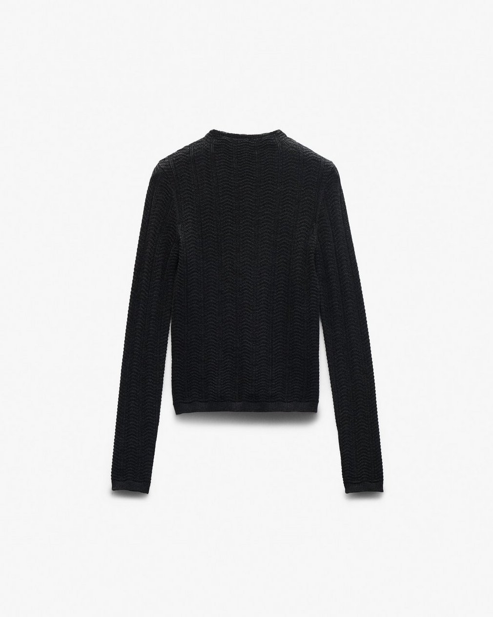 Francesca Merino Wool Turtleneck - Charcoal - Image 2