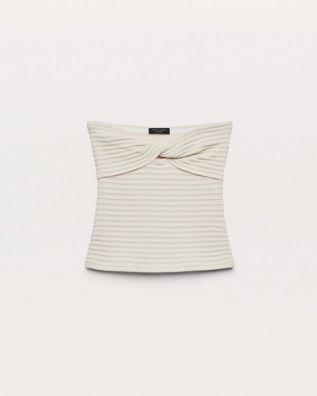 River Twist Tube Top - Turtledove - Image 2