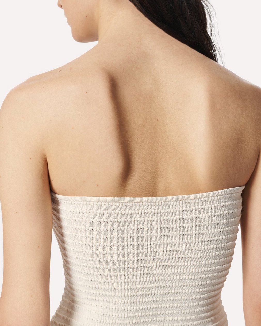 River Twist Tube Top - Turtledove - Image 5