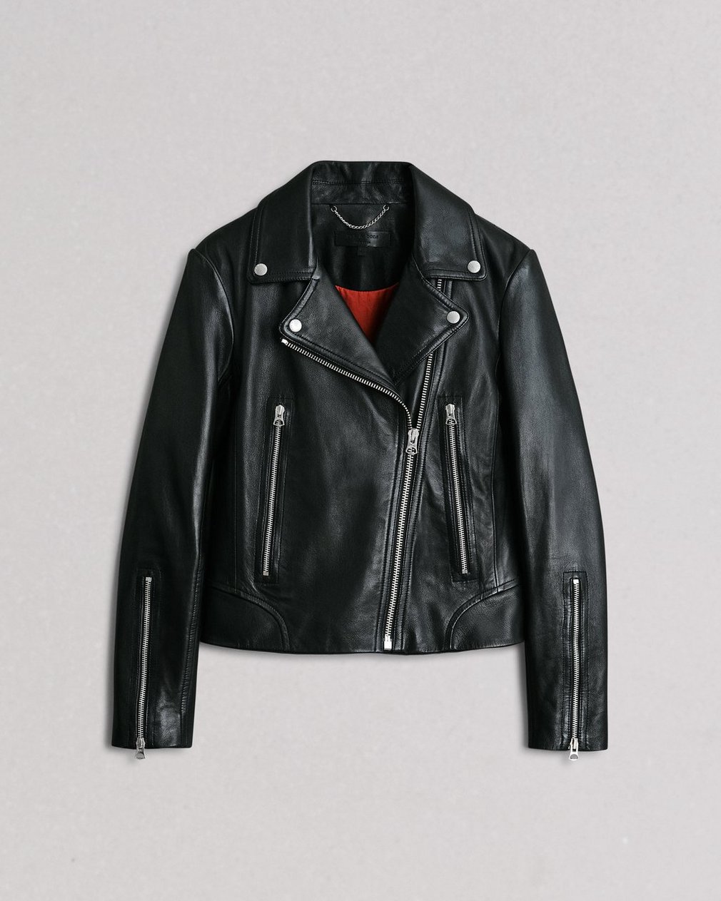Mack Leather Moto Jacket for Women - Image 2