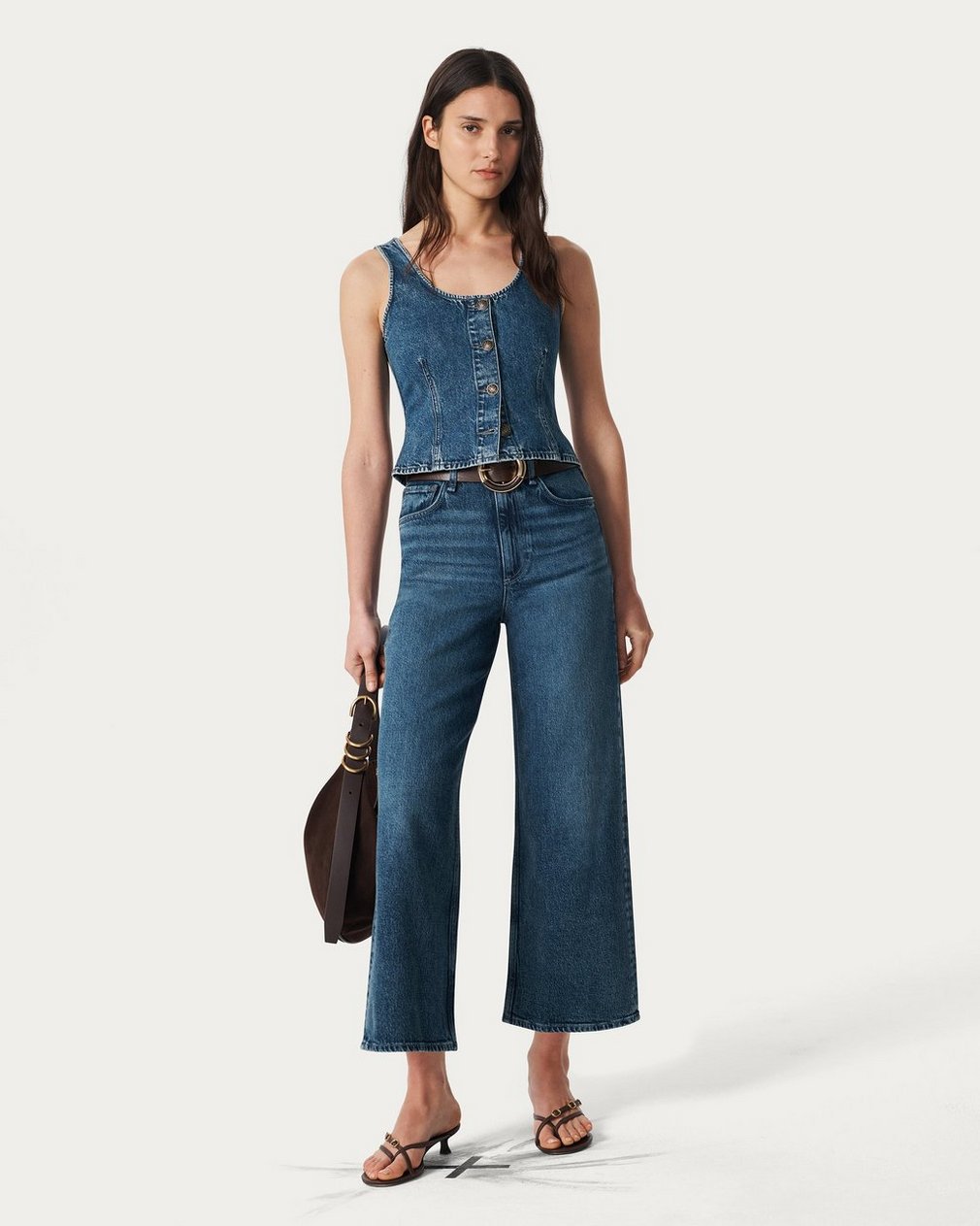 Poppy Denim Tank Top - Adeline - Image 3