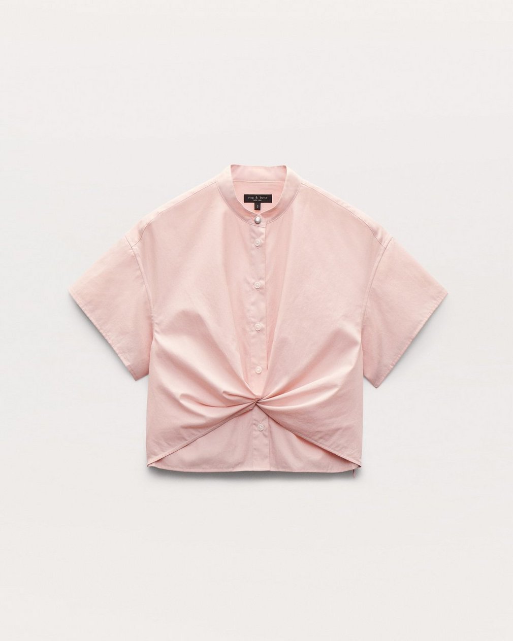 Gretchen Poplin Shirt - Rose - Image 2