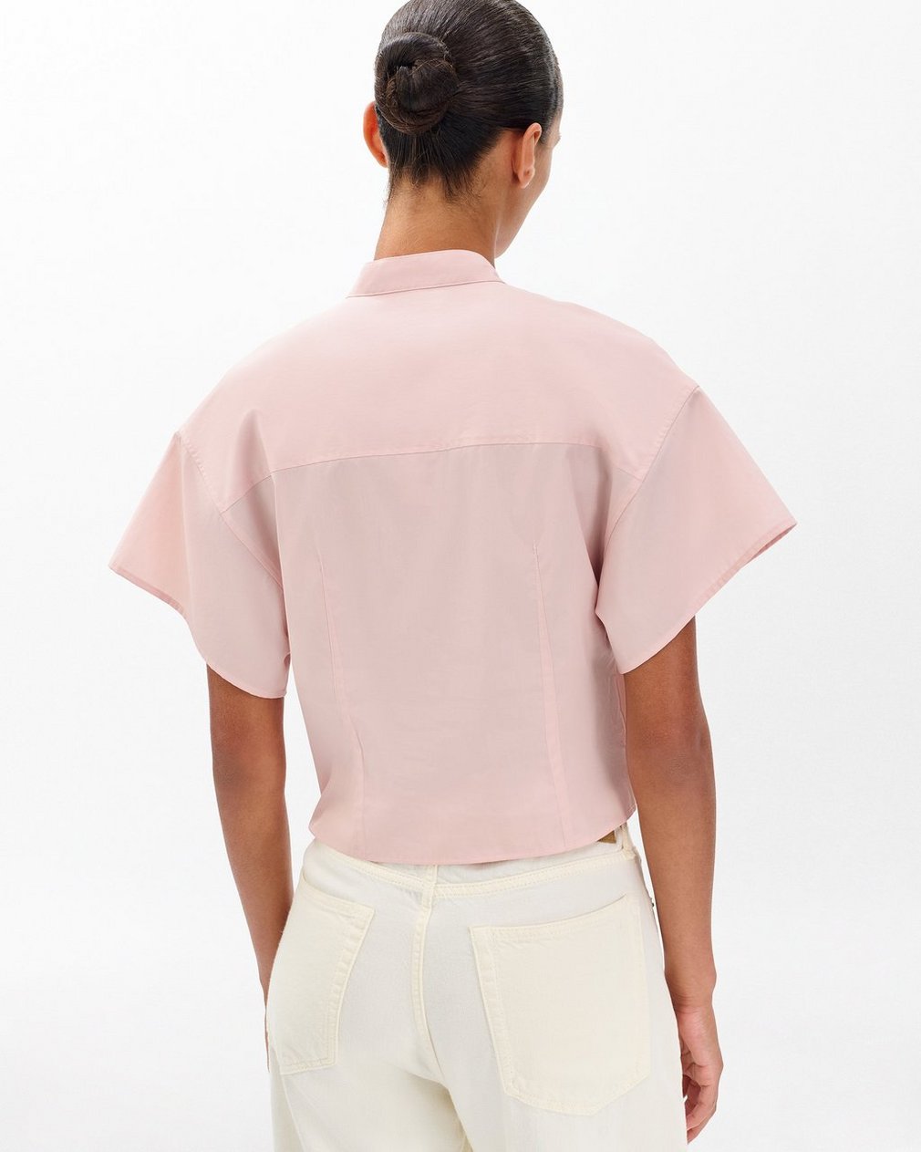 Gretchen Poplin Shirt - Rose - Image 6