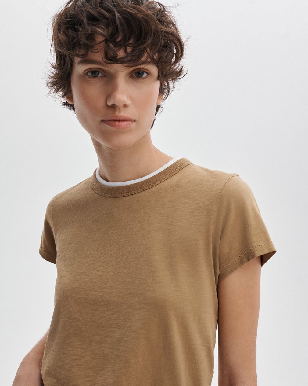 The Slub Tee - Khaki - Image 4
