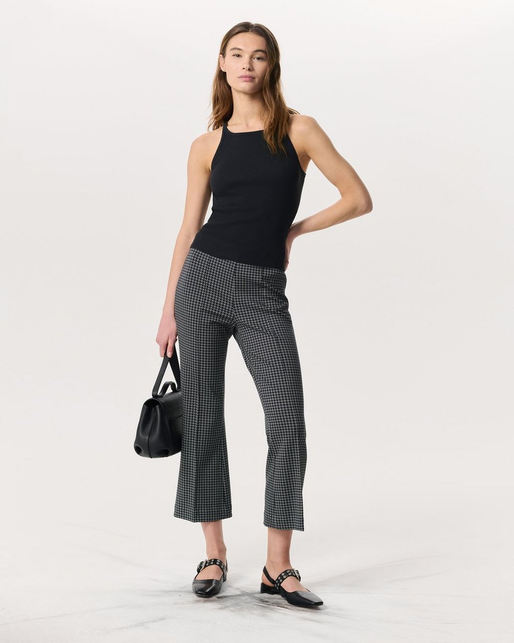 Essential Rib String Tank - Black - Image 3