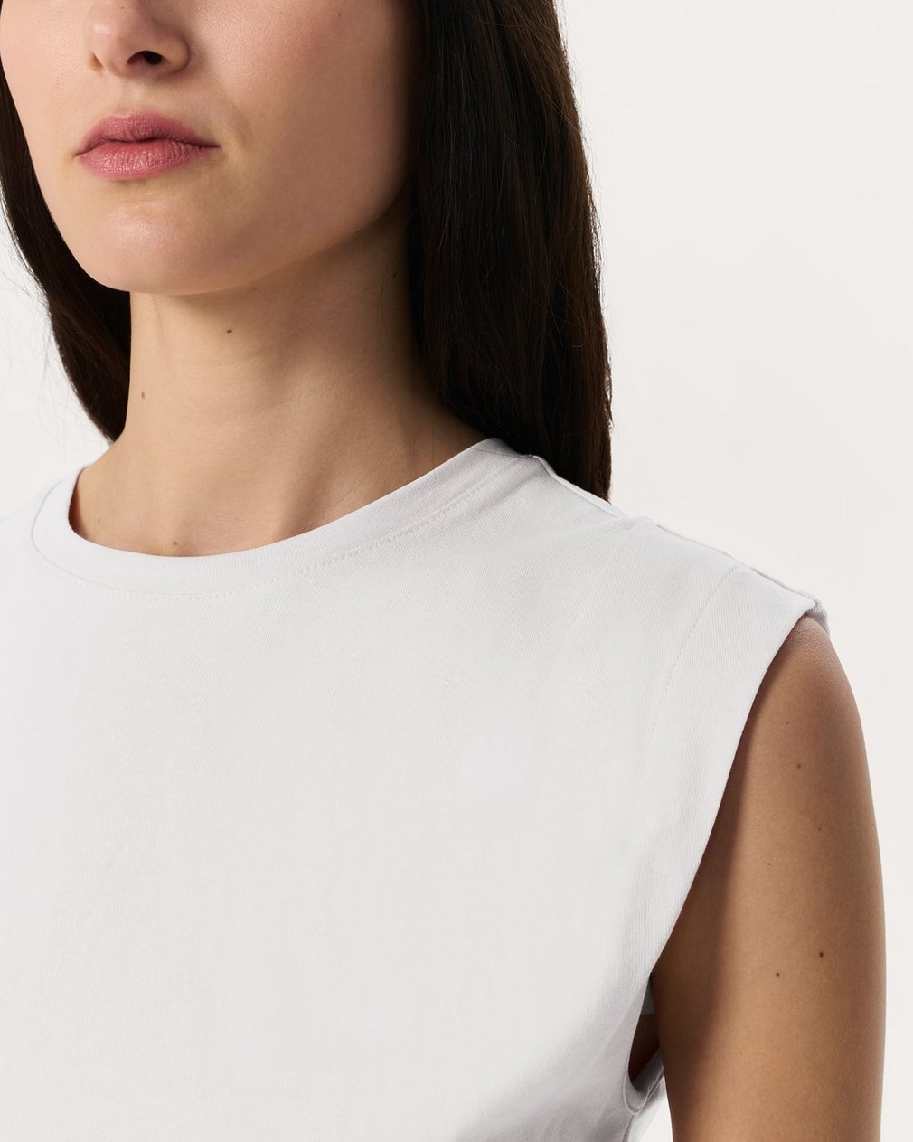 Mica Sleeveless Top - White - Image 4
