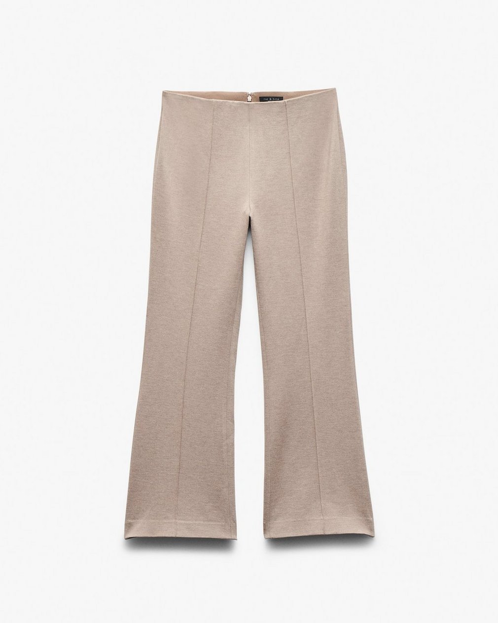 Irina Kick Flare Pants - Heather Oatmeal - Image 2