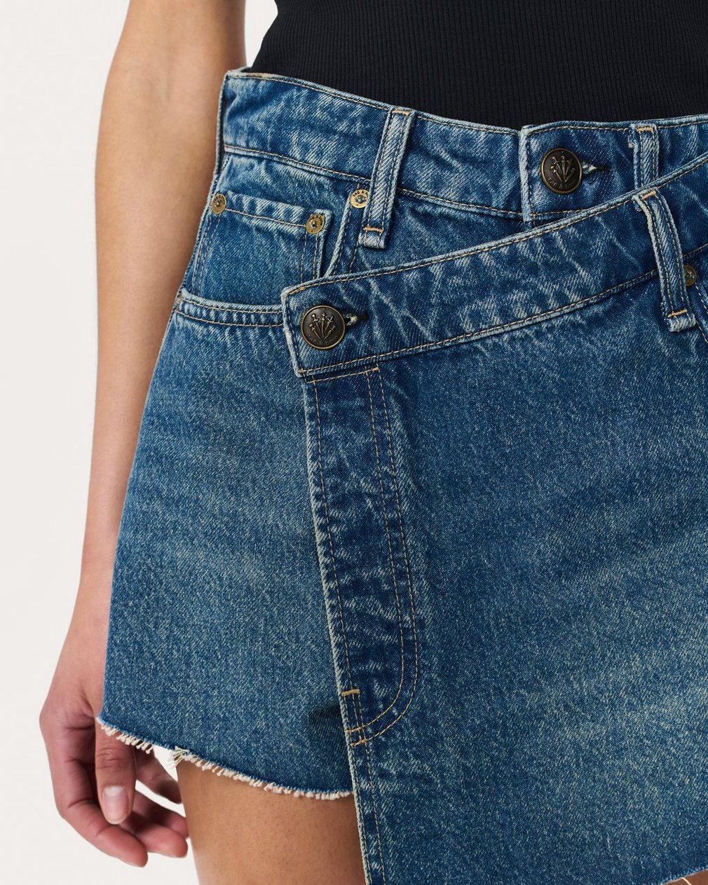 Belina Denim Mini Skort - Amity - Image 4