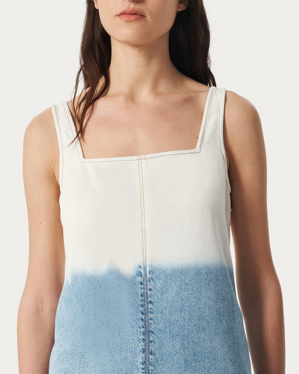 Jayde Denim Dress - Bleach Stripe - Image 4