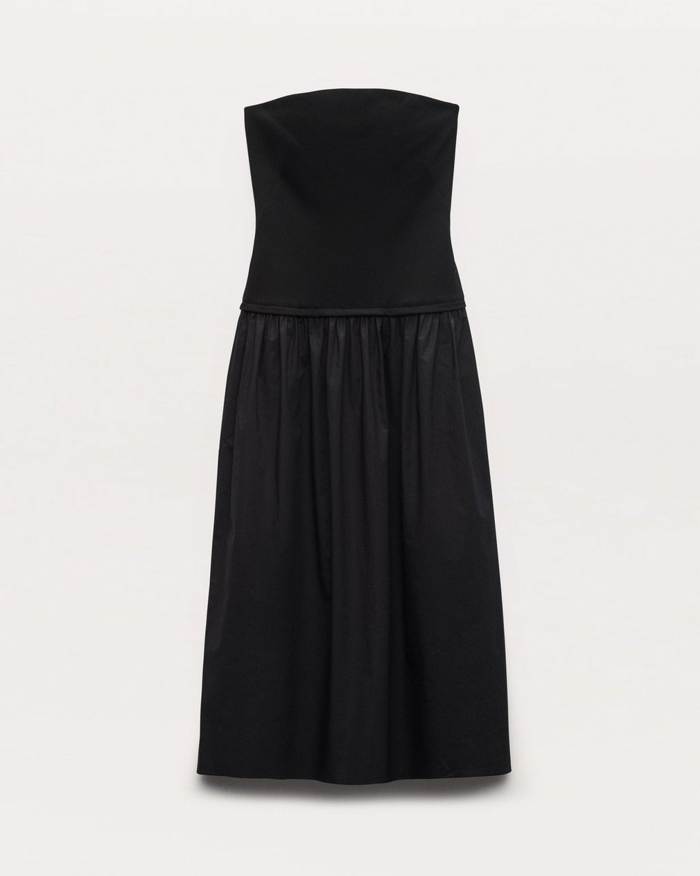 Irina Mixed-Media Dress - Black - Image 2