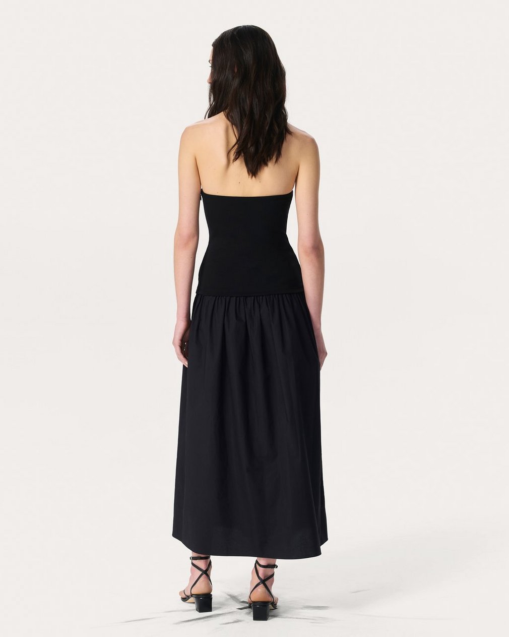 Irina Mixed-Media Dress - Black - Image 6