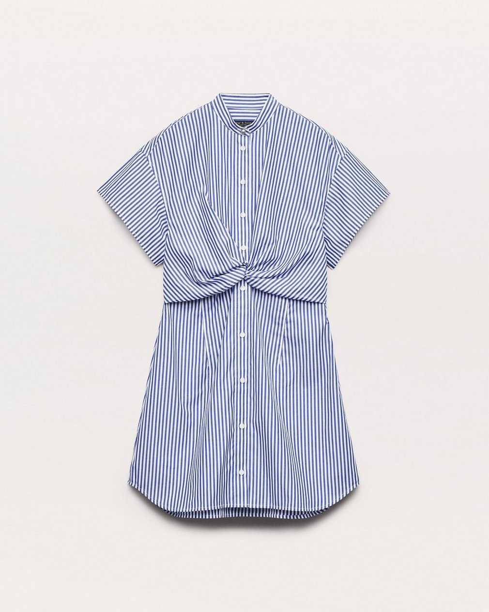 Gretchen Striped Shirt Dress - Navy Stripe - Image 2