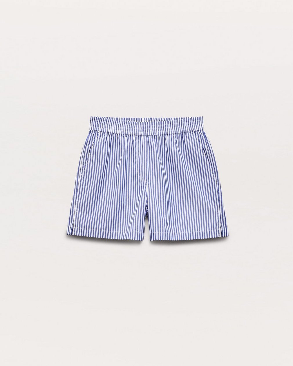 Emma Striped Shorts - Navy Stripe - Image 2
