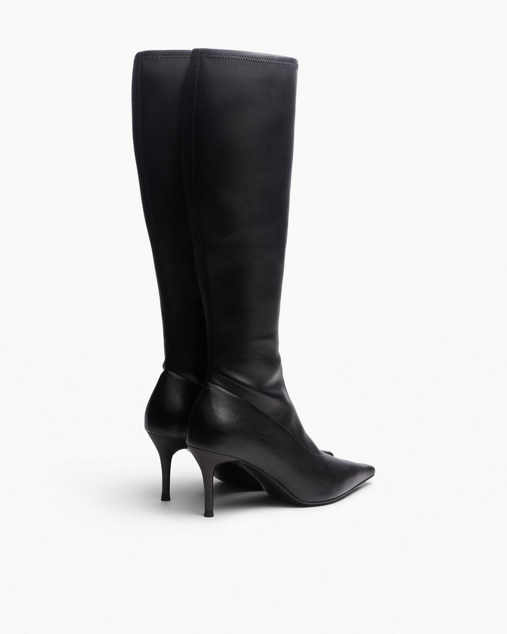 Mercer Leather Knee-High Boots - Black - Image 4