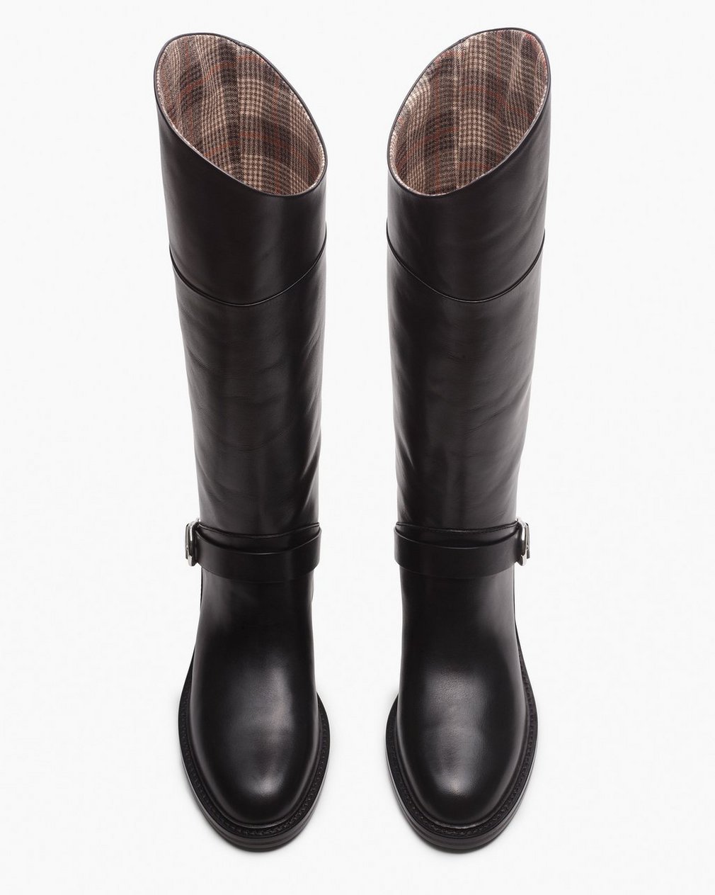 Hayden Leather Riding Boots - Black - Image 5