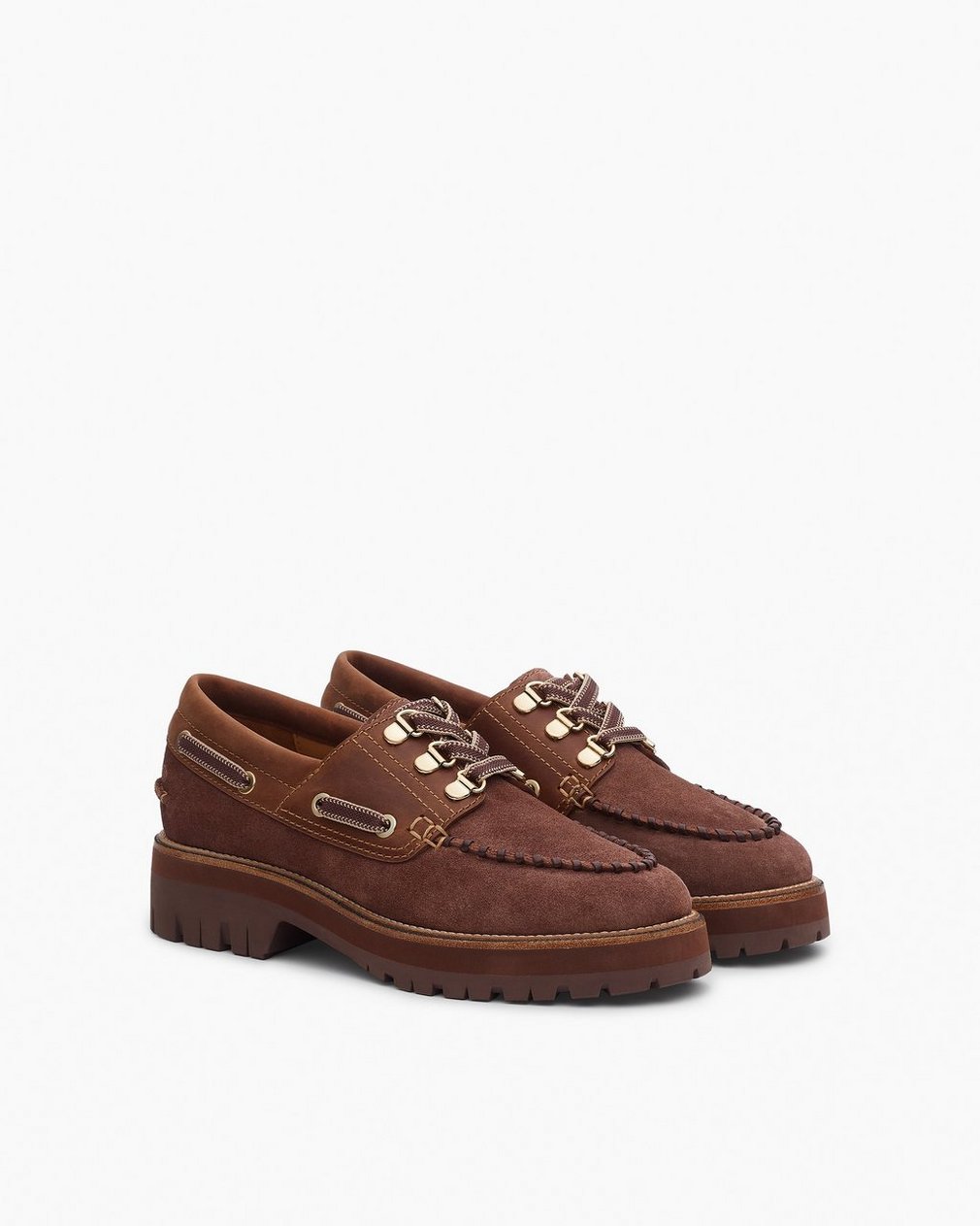 Cameron Suede Boat Shoes - Mocha Suede - Image 4