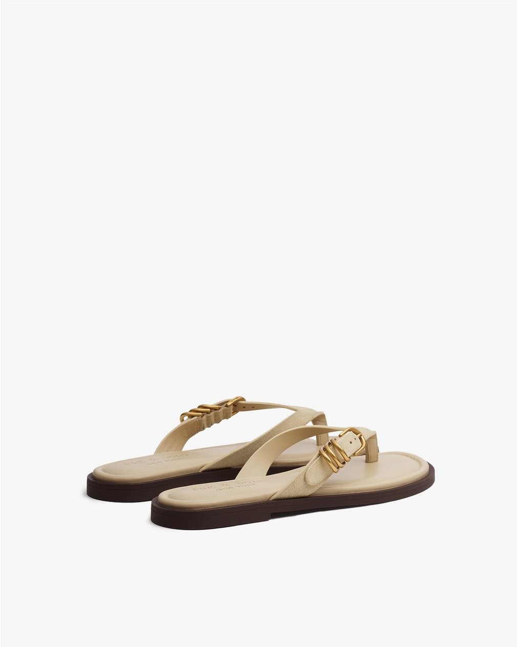 Gia Suede Flip Flops - Macadamia Suede - Image 4