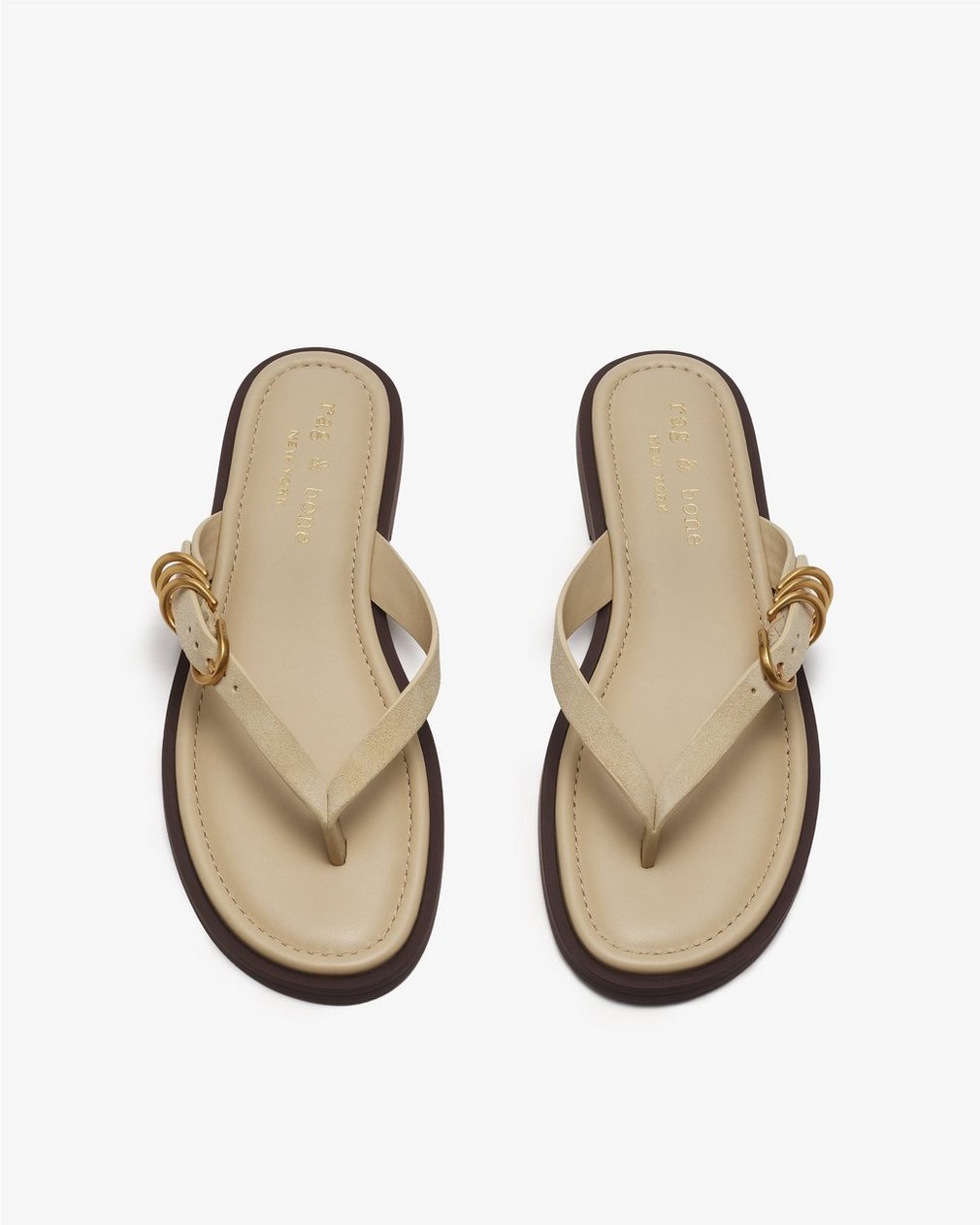 Gia Suede Flip Flops - Macadamia Suede - Image 5