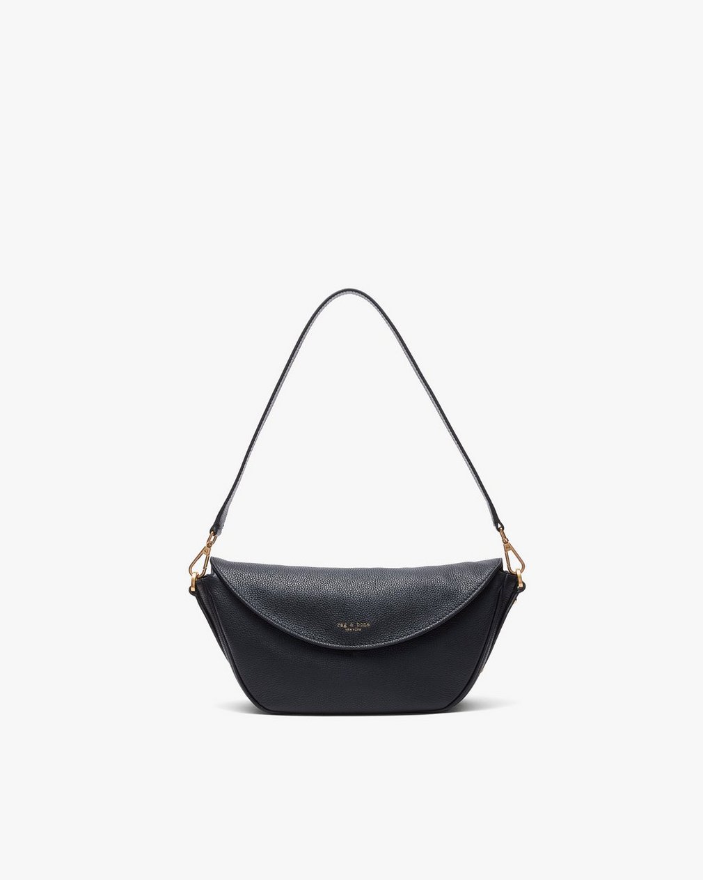 Gramercy Small Leather Flap Bag - Black - Image 3