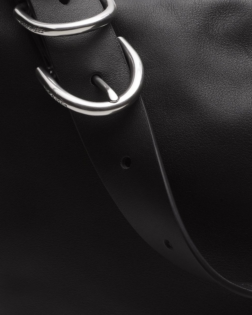 Mercer Medium Leather Hobo Bag - Black - Image 5