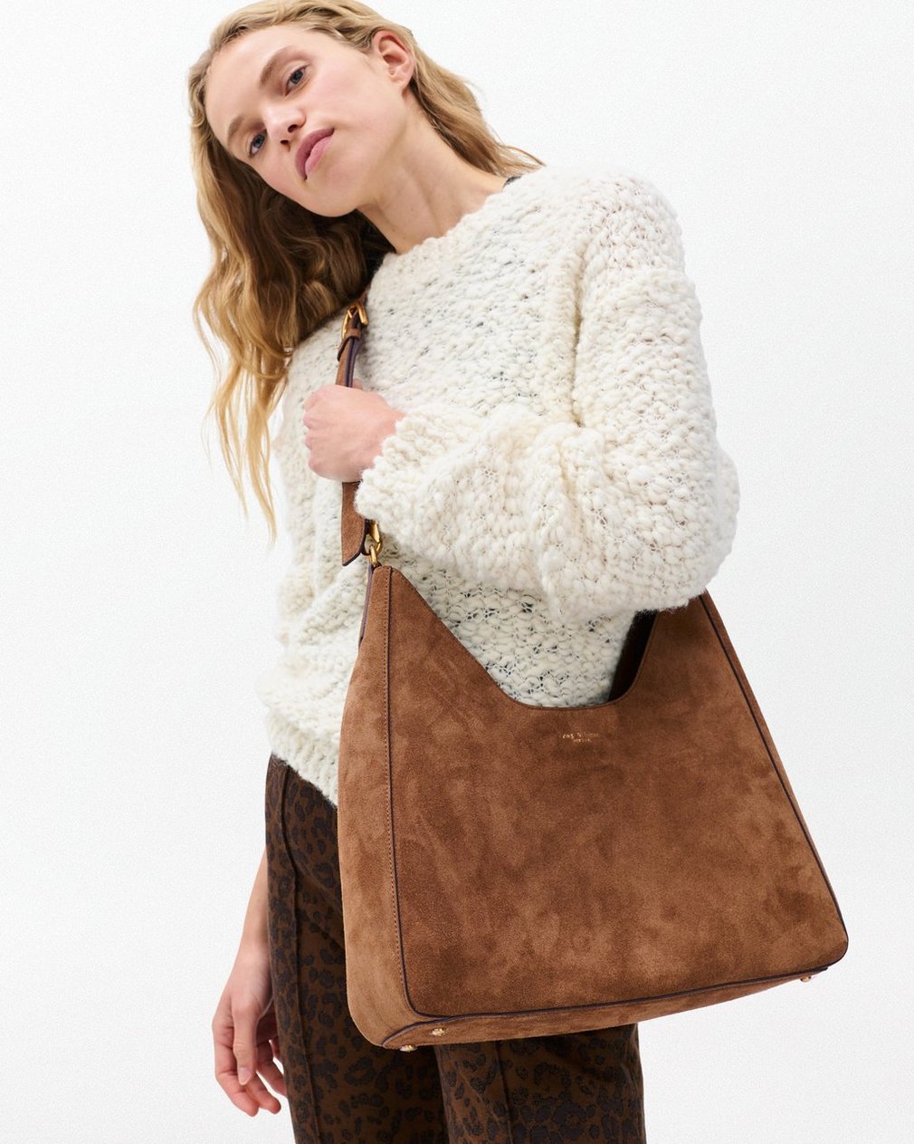 Parker Suede Hobo - Golden Brown - Image 2