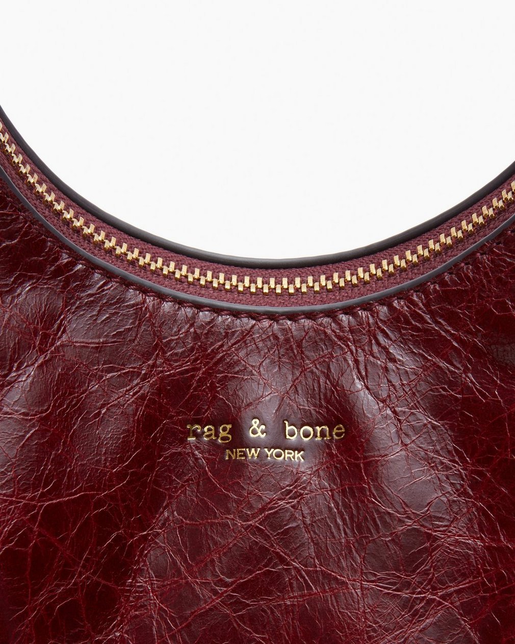 Hudson Leather Hobo - Wine - Image 6