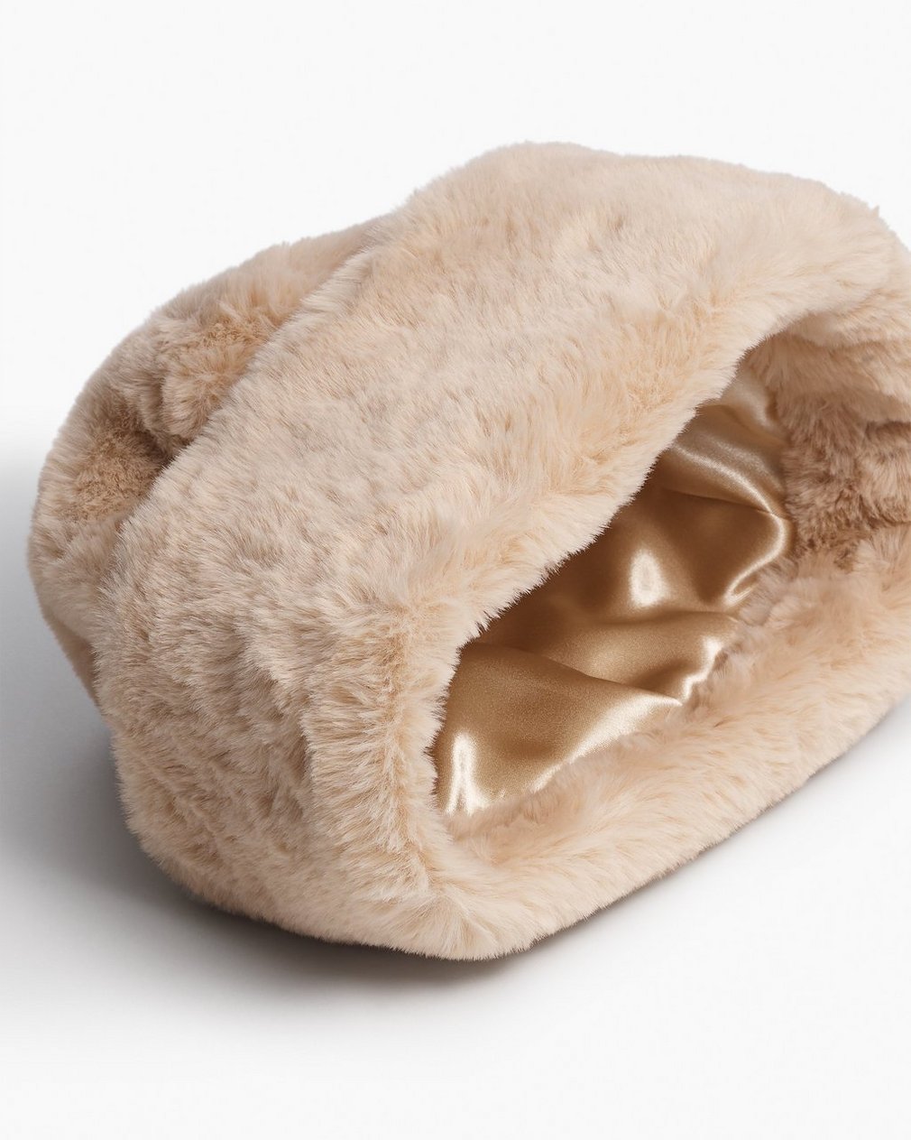 Kennedy Faux Fur Hat - Taupe - Image 3