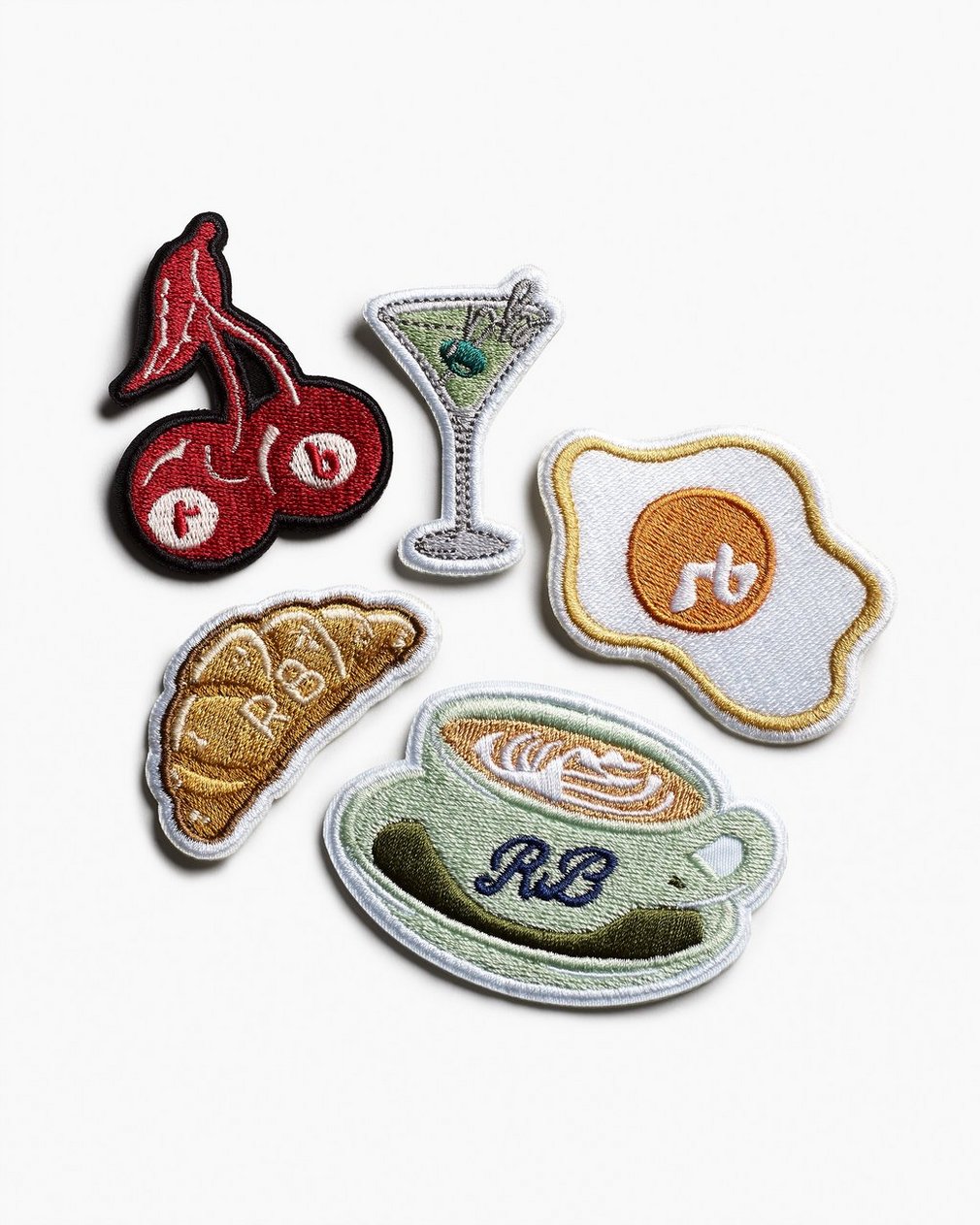 rb Embroidered Patch - Rb Latte - Image 2