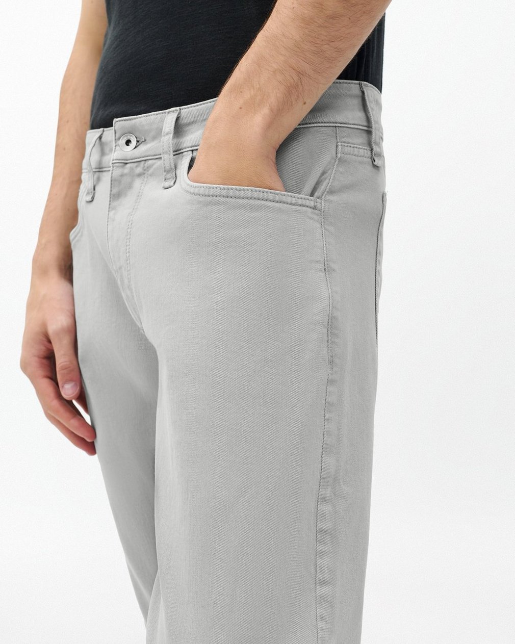 Fit 3 Athletic Jeans - Pebble Grey - Image 4