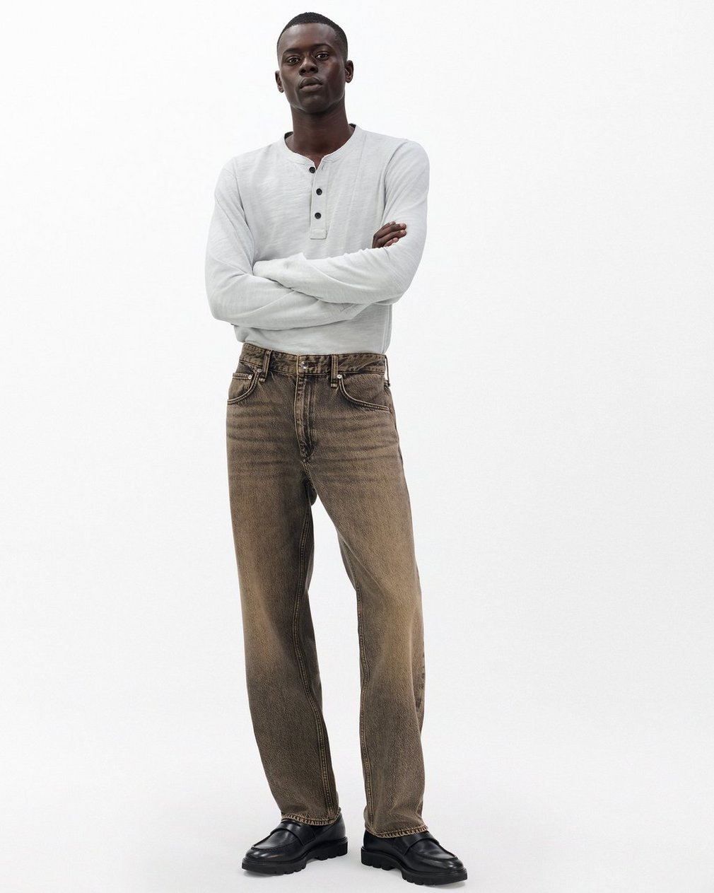 Fit 4 Straight Jeans - Jade Grey - Image 3