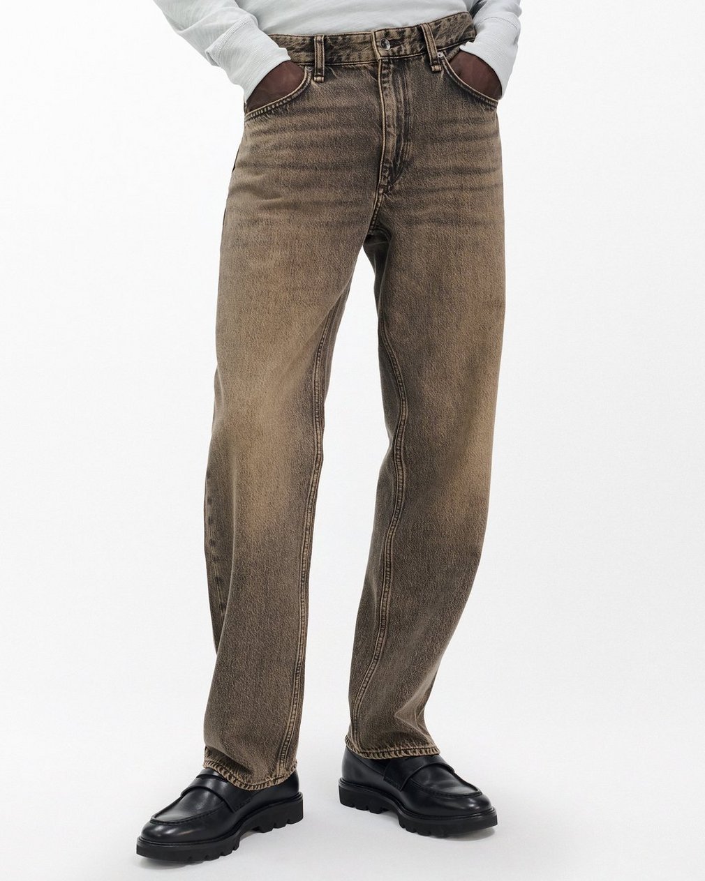 Fit 4 Straight Jeans - Jade Grey - Image 4