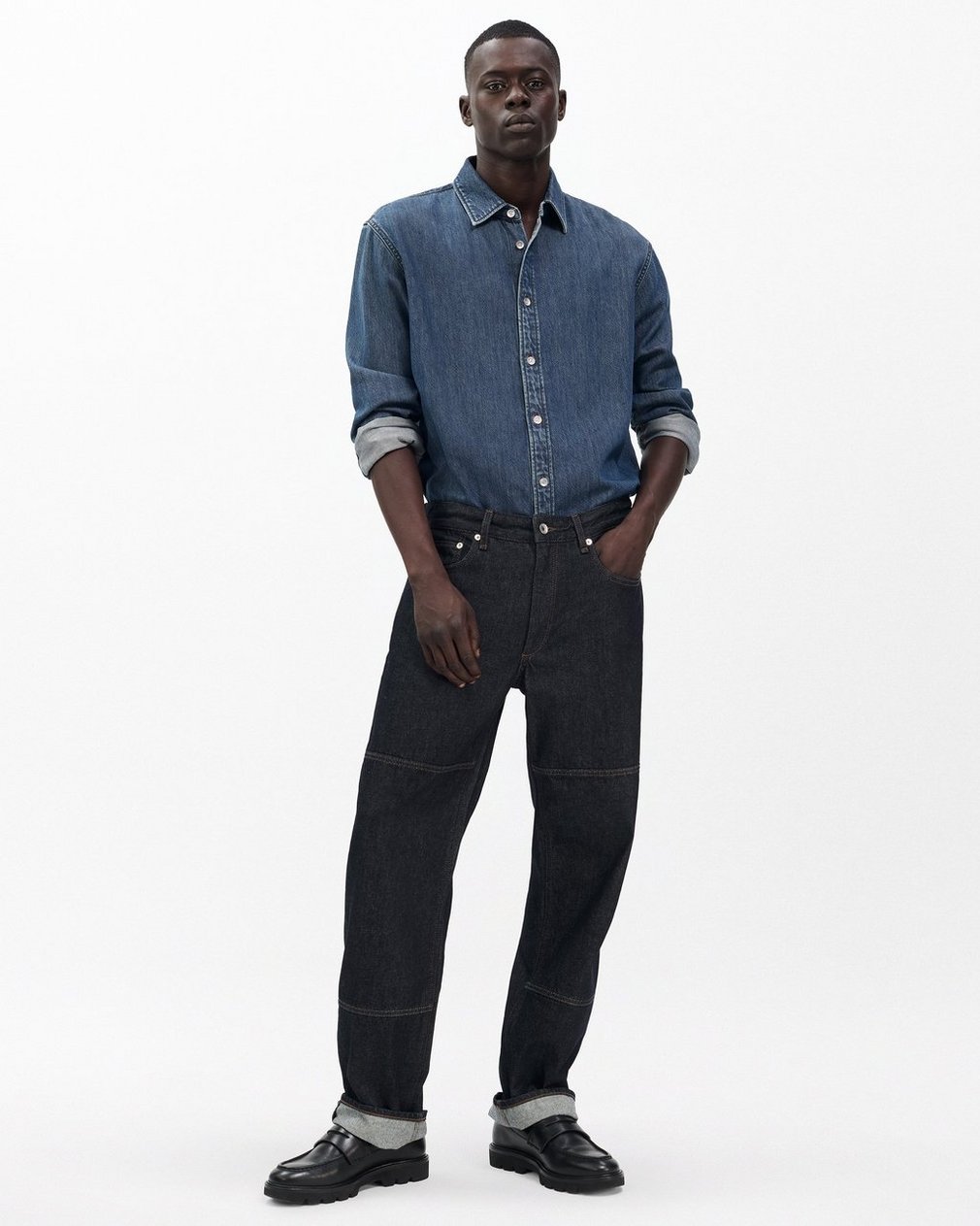 Fit 4 Workwear Straight Jeans - Resin Rinse