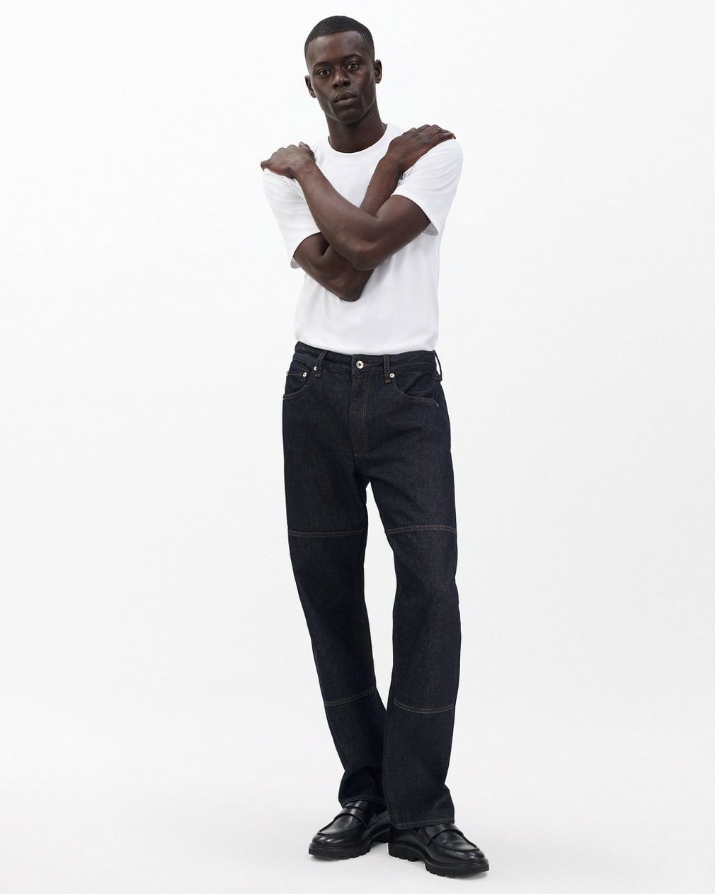 Fit 4 Workwear Straight Jeans - Resin Rinse - Image 3