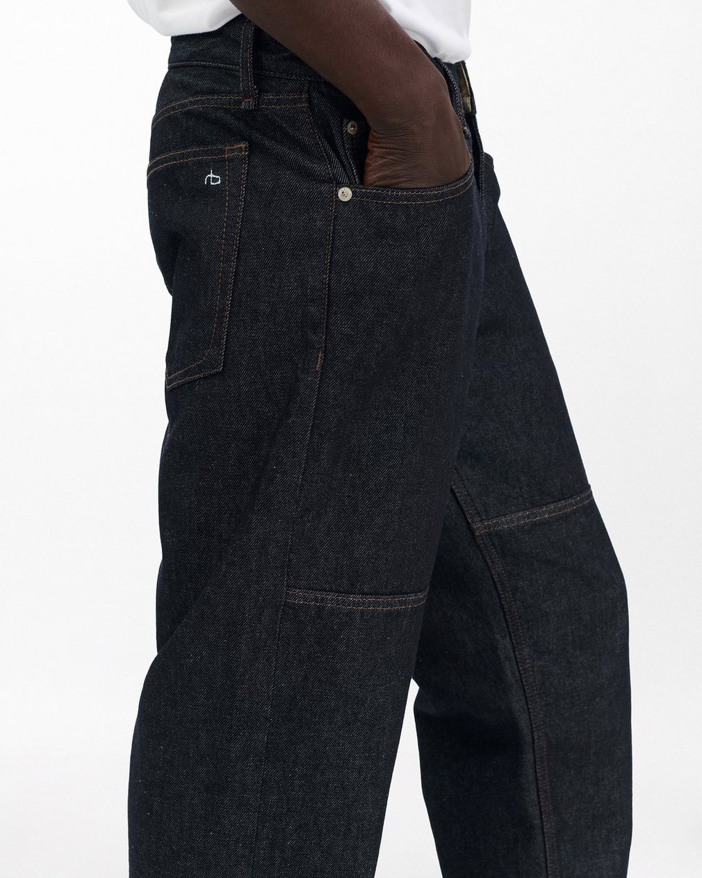 Fit 4 Workwear Straight Jeans - Resin Rinse - Image 5